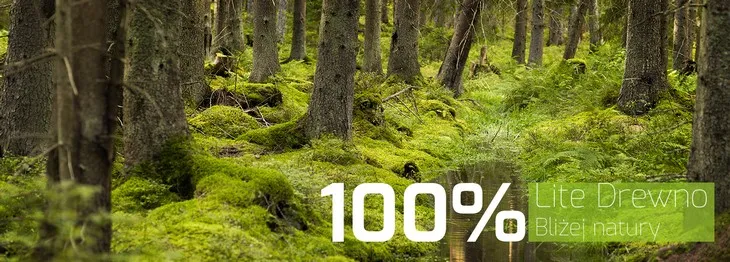 Lite drewno w 100%