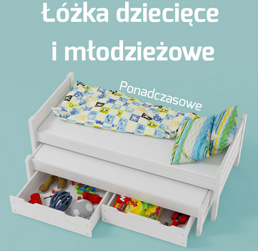 Łóżka dla dzieci i młodzieży