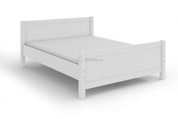 Klasyczne, masywne łóżko podwójne ANTONINA