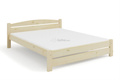 Łóżko do sypialni świerkowe, podwójne BASIA