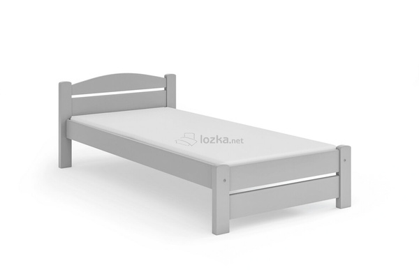 Łóżko do sypialni świerkowe, pojedyncze BASIA