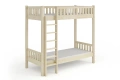 Łóżko piętrowe z dużym odstępem pomiędzy łóżkami KAROLINA - kolor szary
