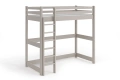 Łóżko na antresoli ANIA w kolorze delikatnego kaszmiru
