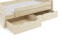 Szuflada do łóżka z drewna świerkowego MAŁA 1/2