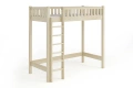 Łóżko na antresoli KAROLINA TOWER LOFT – drewno, lakier bezbarwny