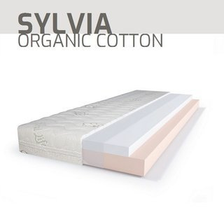 Materac termoelastyczny VISCO COSINESS SYLVIA ORGANIC COTTON