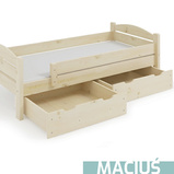 Bezpieczne łóżko dla dziecka MACIUŚ świerkowe