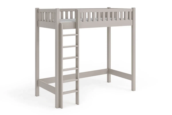 Łóżko na antresoli KAROLINA TOWER LOFT w "ciepłym" kolorze kaszmir