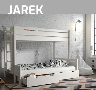 Łóżko piętrowe 3-osobowe JAREK