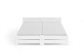 Łóżko hotelowe ALINA TWIN – dwa pojedyncze do łączenia - kolor biały