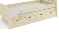 Szuflada do łóżka z drewna świerkowego MAŁA 1/2