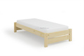 Łóżko bez zagłówka świerkowe pojedyncze KACPER