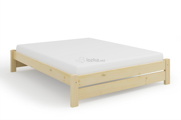 Łóżko bez zagłówka świerkowe pojedyncze KACPER
