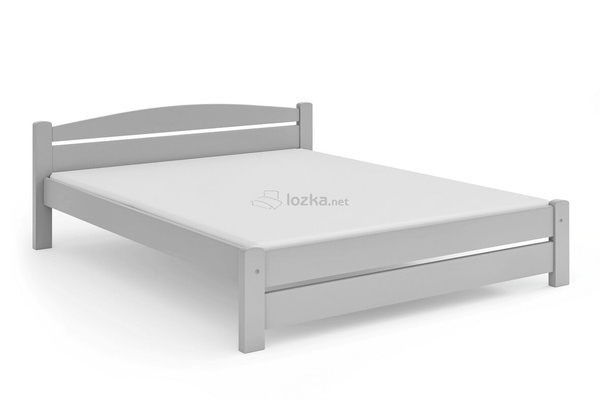 Łóżko do sypialni świerkowe, podwójne BASIA